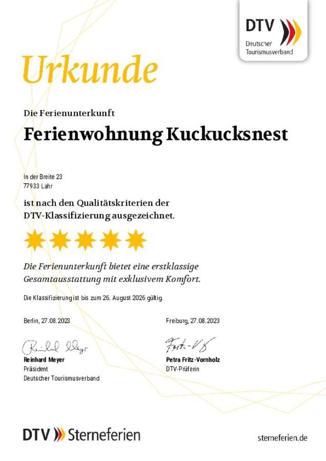 Kuckucksnest Appartement Lahr/Schwarzwald